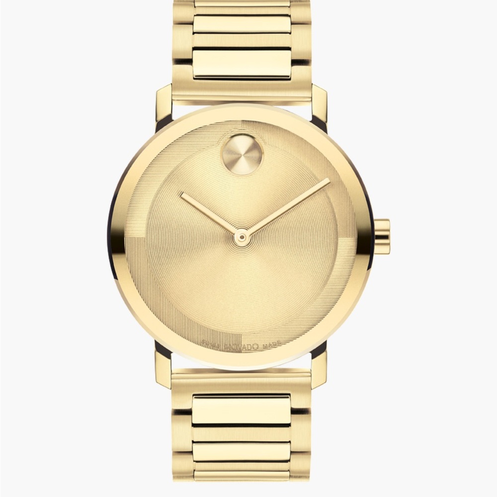 *NWT* Movado Women’s BOLD Sugar Dial Yellow Gold Watch